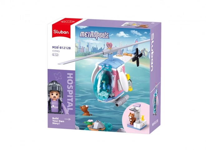 Sluban Metropolis M38-B1212B spasilački helikopter za kućne ljubimce
