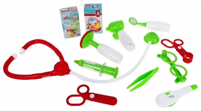 Prijenosni medicinski kabinet za djecu 3+ Kofer + stol + 2 vrste kolica + pribor