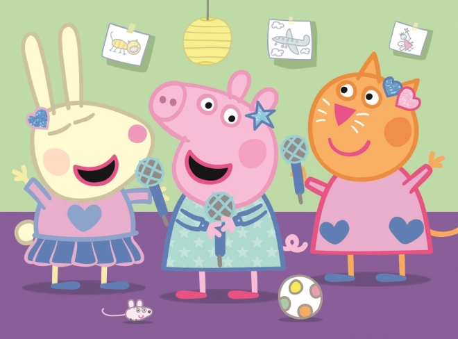 TREFL Puzzle Praščić Peppa: Karaoke 20 dijelova