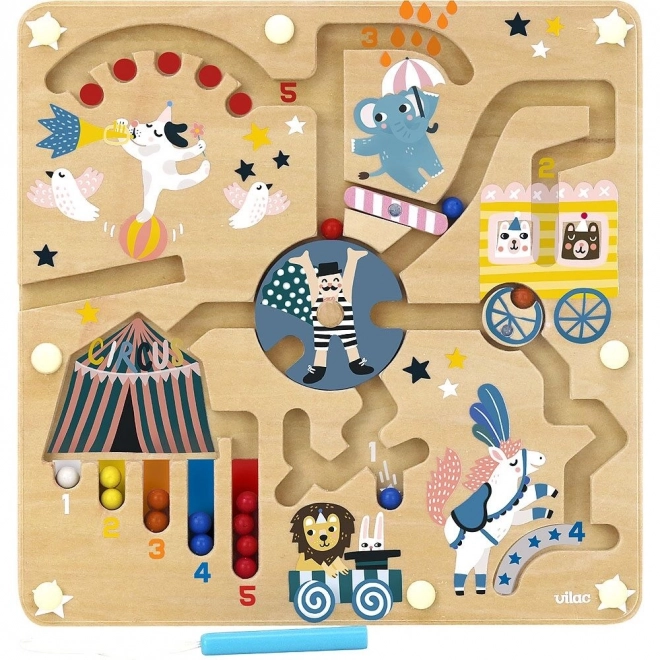 Vilac Magnetski labirint cirkus Michelle Carlslund