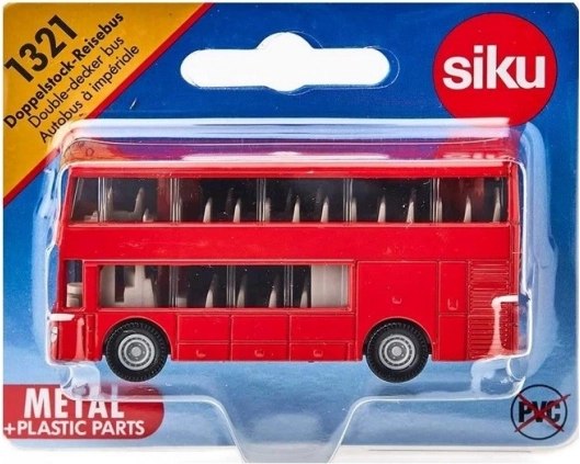 Dvoetažni autobus SIKU – metalni model
