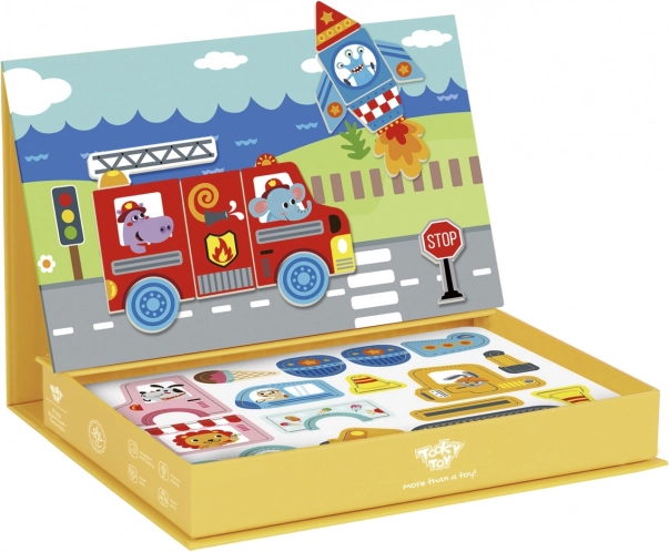 Tooky Toy Magnetički Montessori Ormarić s 80 Dijelova