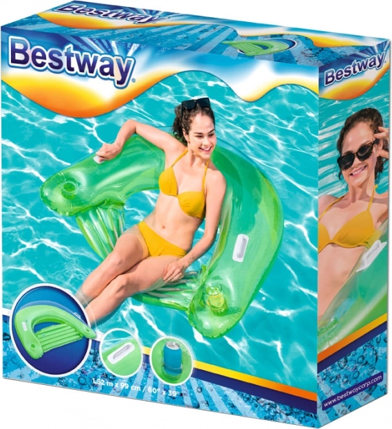 Nafukavajuća vodena fotelja BESTWAY, zelena – Crvena
