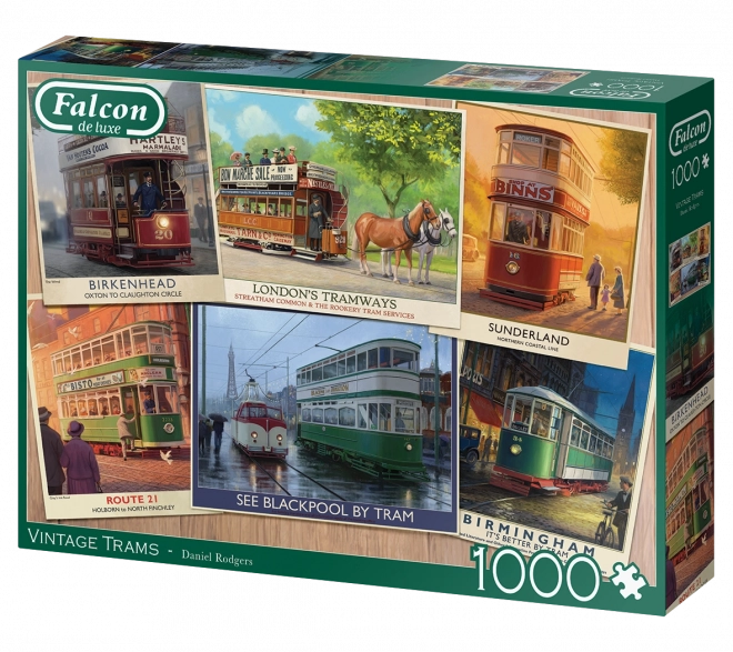 Puzzle povijesne tramvaje 1000 komada