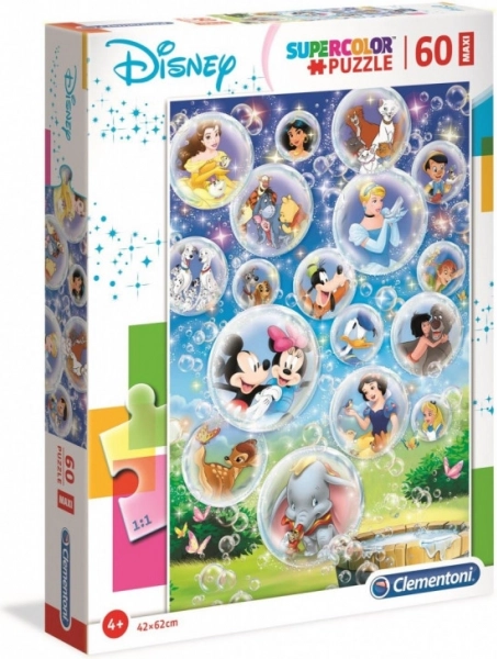 Puzzle Disney bajke Clementoni MAXI 60 dijelova