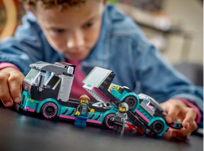 LEGO® City 60406 Kamion s trkaćim autom