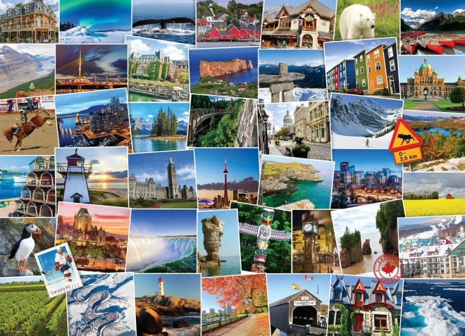 Puzzle EUROGRAPHICS Globetrotter Kanada 1000 dijelova
