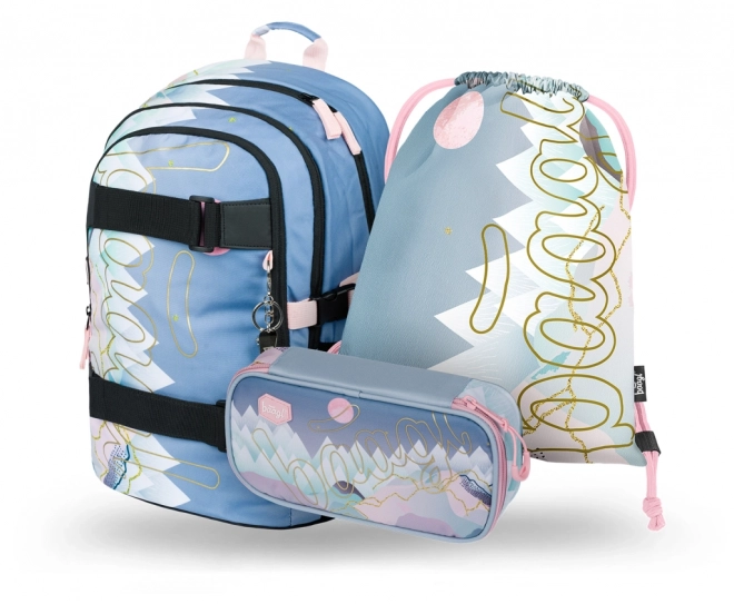 Set školskog pribora BAAGL Skate Moon