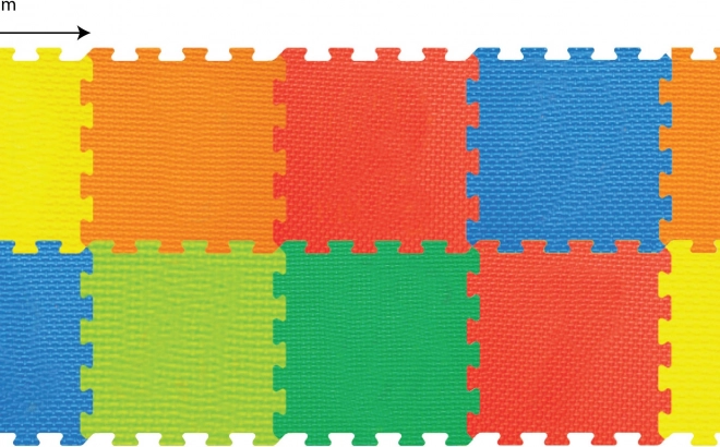 Mekane pjenaste puzzle za pod, 10 kom