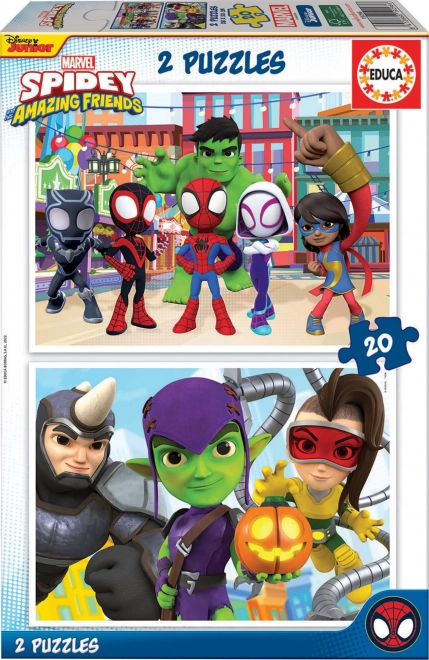 Educa Puzzle Spidey i njegovi nevjerojatni prijatelji 2x20 dijelova