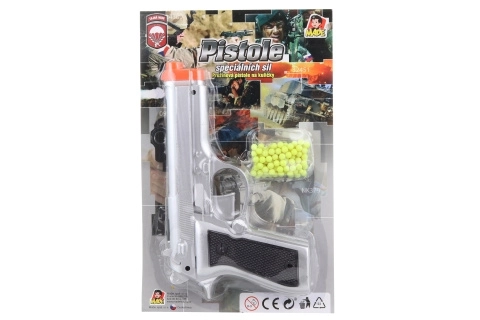 Pistolj na kuglice na kartonu 21 cm