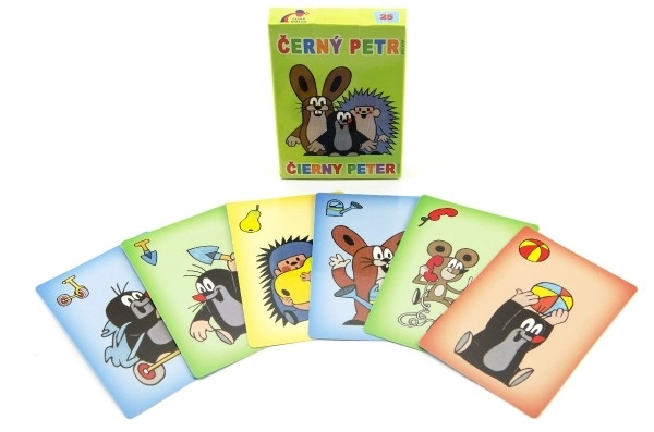 Crni Petar Krtek društvena igra - karte u papirnatoj kutiji 6x9cm
