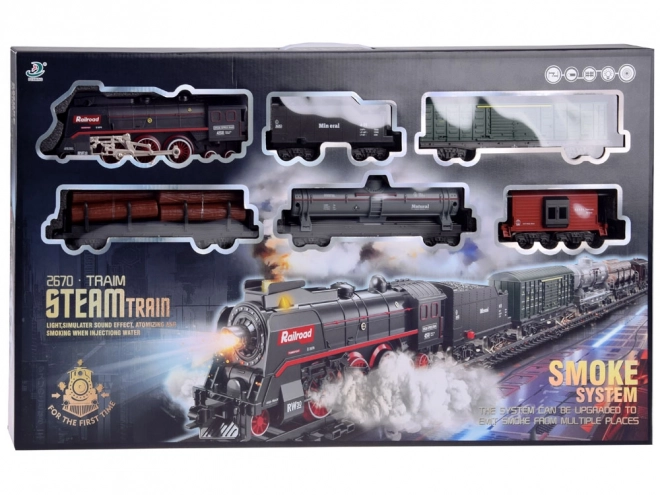Električni vlakić 185x99cm dim isparava zvučni efekt RC0622