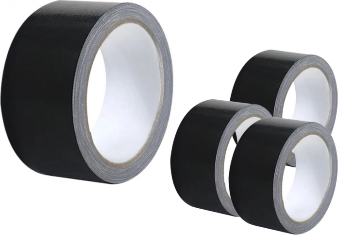 Tekstilna ljepljiva traka crna 48 mm × 50 m – univerzalna i ekstra čvrsta