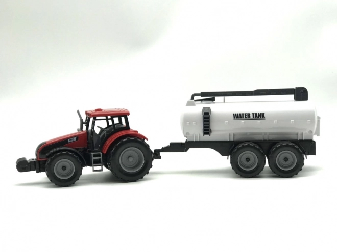 Traktor s pogonom na zamašnjak s prikolicom