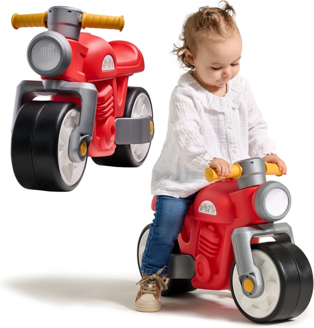 Dječji Bicikl Retro Motor Crvena 1+