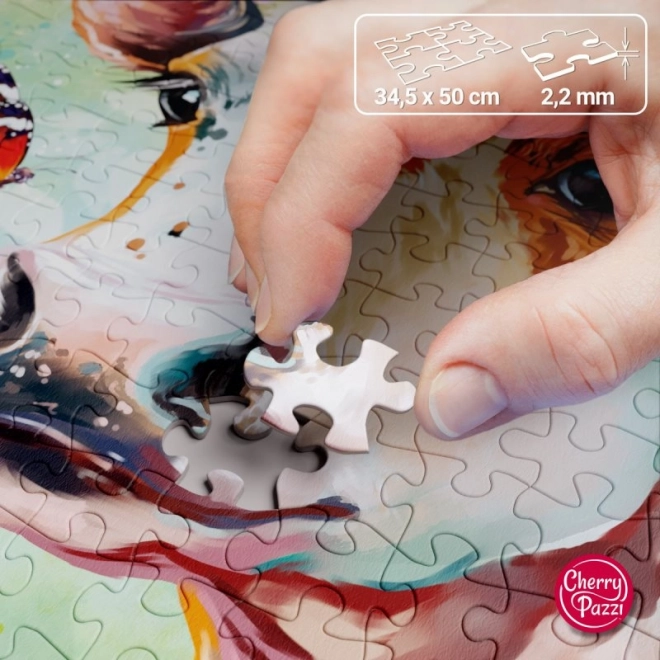 Puzzle CHERRY PAZZI Wow, krava! 500 komada