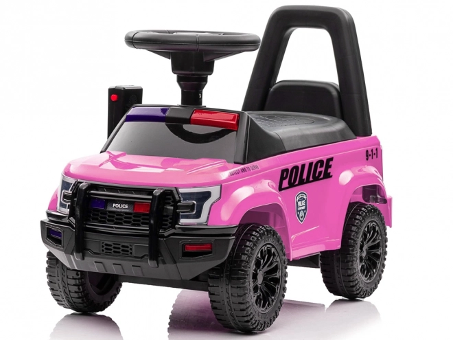 Dječja guralica Policija ružičasta