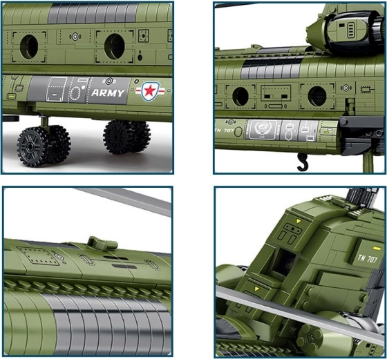 Detaljan trup, podvozje i otisci