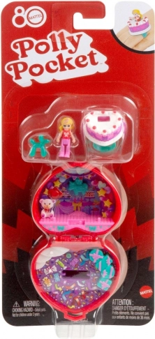 Polly Pocket obljetnički kompaktni set za 80. obljetnicu Mattela s prstenom