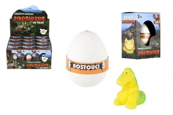 Izleženo jaje i rastući dinosaur 6cm u kutiji