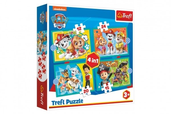 Puzzle 4v1 - Psići u ophodnji