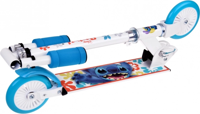 Sklopivi romobil Disney STITCH bijeli za djecu do 50 kg