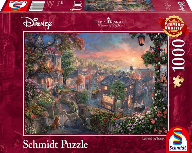 Puzzle Lady i Skitnica od SCHMIDT 1000 dijelova