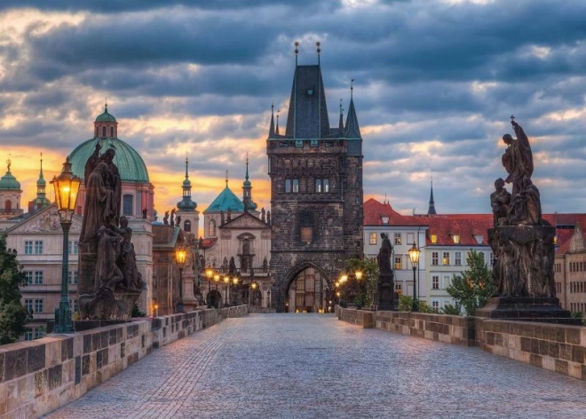 Prag: Šetnja po Karlovom mostu puzzle od 1000 dijelova