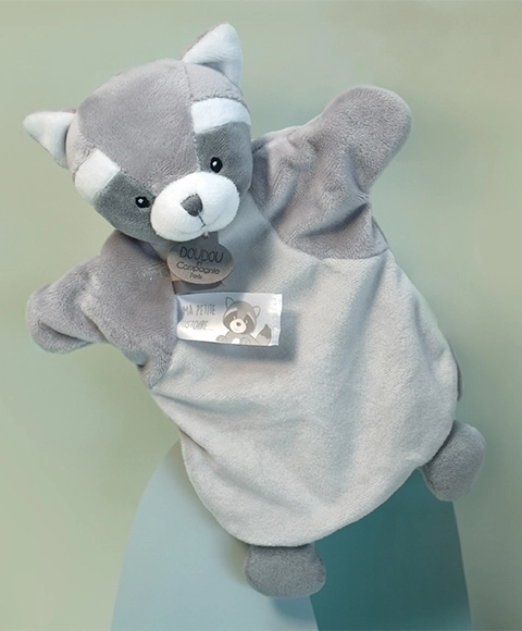 Doudou plišana lutka rakun 25 cm