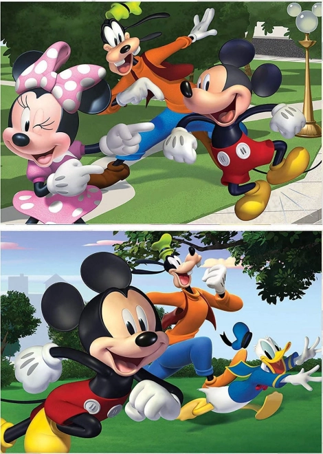 Puzzle Mickey i prijatelji 2x48 komada