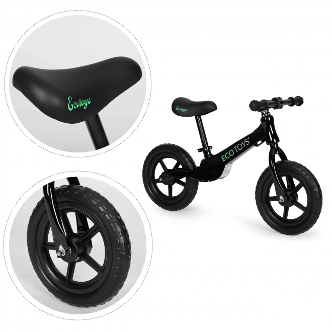 Dječja guralica ECOTOYS crna