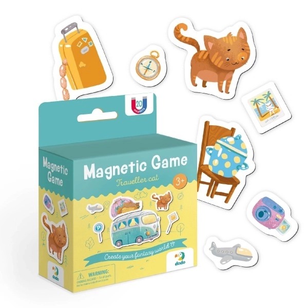 Magnetna igra Mačka i putovanje