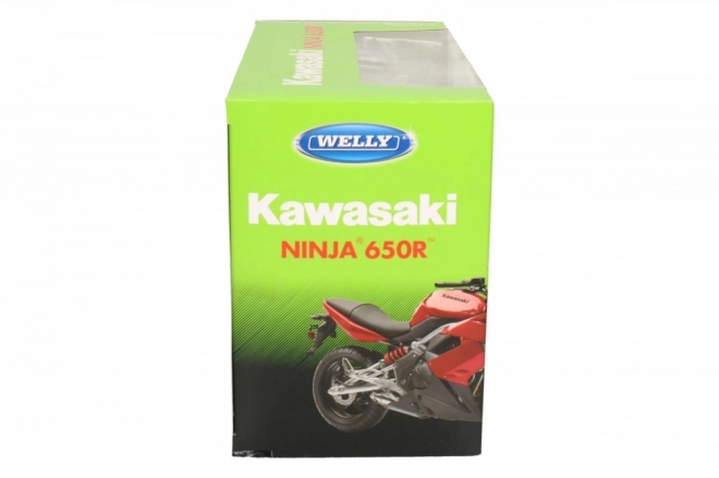 Welly Motocikl Kawasaki Ninja 650R 1:10 zeleni