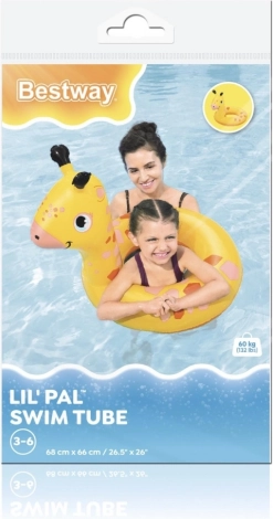 Nafukavajući plivački krug žirafa 68 × 66 cm BESTWAY – Žaba