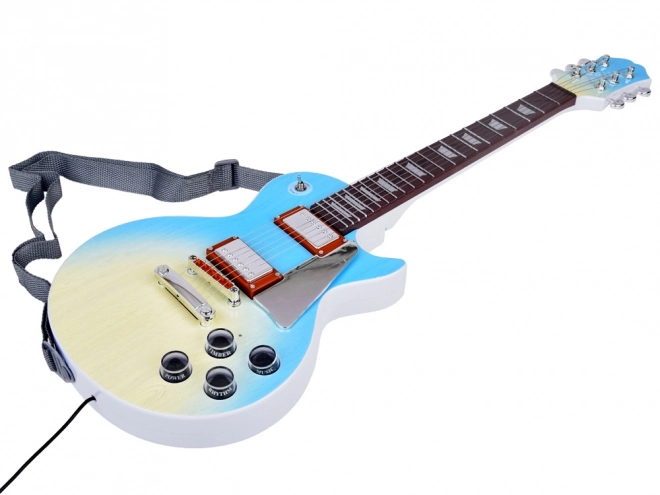 Električna gitara s mikrofonom i pojačalom za djecu Karaoke