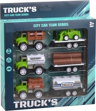 Set automobila s prikolicom na navijanje unatrag