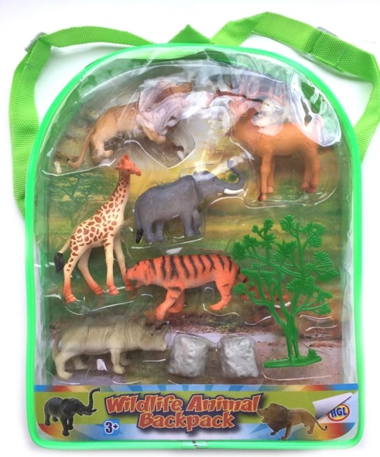 Set figurica divljih životinja u ruksaku – 6 kom