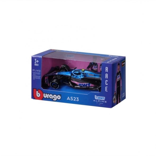 Bburago 1:43 UTRKA Formula F1 - BWT Alpine F1 Tim A523 (2023) #10 (Pierre Gasly)