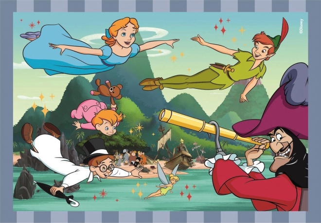 Puzzle 4u1 Super Color Disney Classic