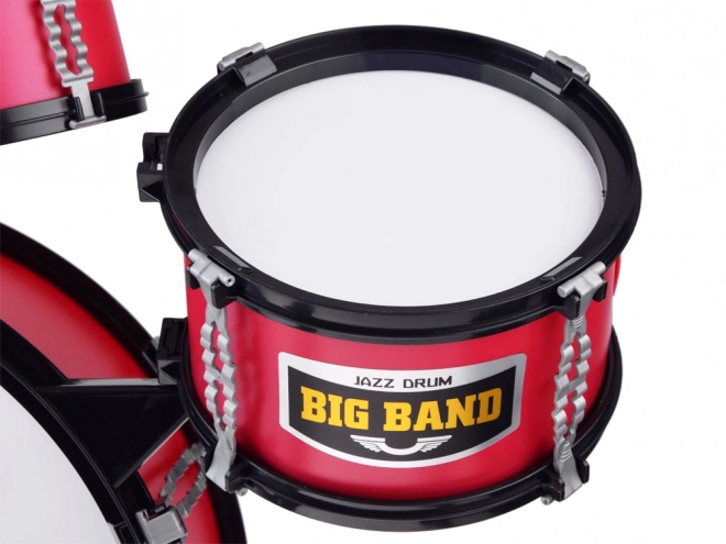 Dječji set bubnjeva Big Band s bubnjem i činelama
