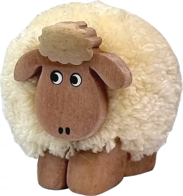 2Kids Toys drvena figurica ovce s pomponom