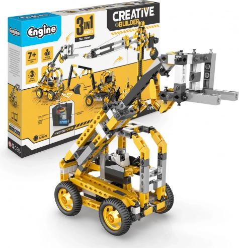 Engino komplet za slaganje Creative Builder – građevinski strojevi (3 u 1)