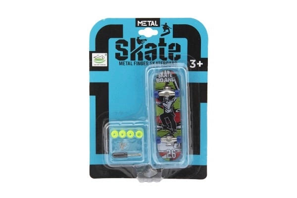 Šroubovaci prstovni skateboard s dodacima - 9 cm