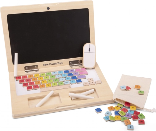 Drveni laptop New Classic Toys