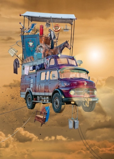 Puzzle mobilna kuća 1000 dijelova HEYE
