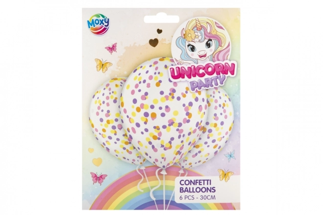 Baloni konfeti 30 cm 6 kom
