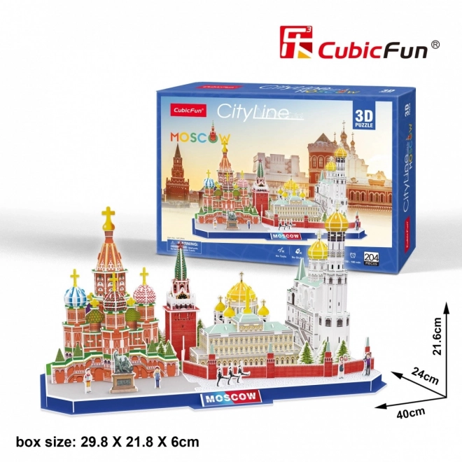 3D slagalica City Line Moskva
