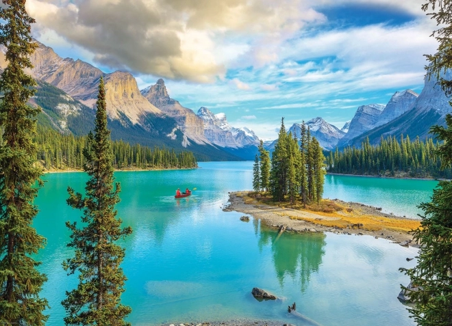 Puzzle Maligne Lake, Alberta 1000 dijelova