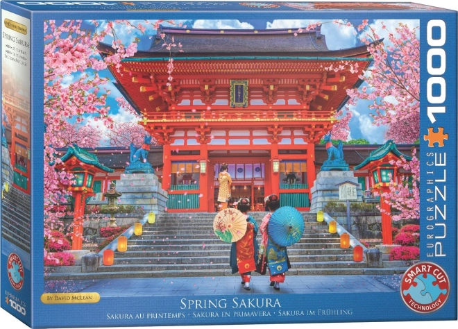 Puzzle Proljetna Sakura 1000 dijelova EUROGRAPHICS